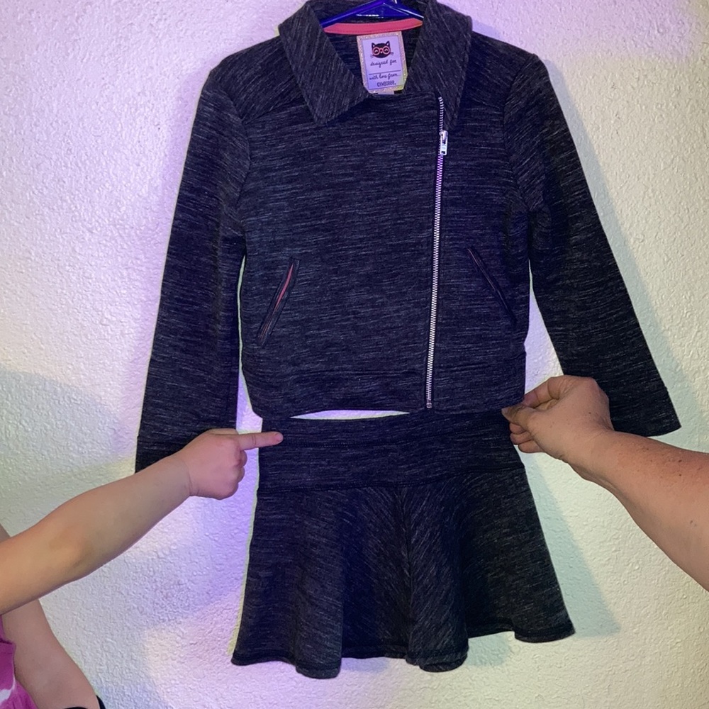 Gymboree Girls Jacket & Skirt Outfit Set